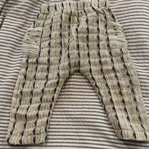 Ace & Jig Striped Kids Bottoms - Yellow, Black, Cream